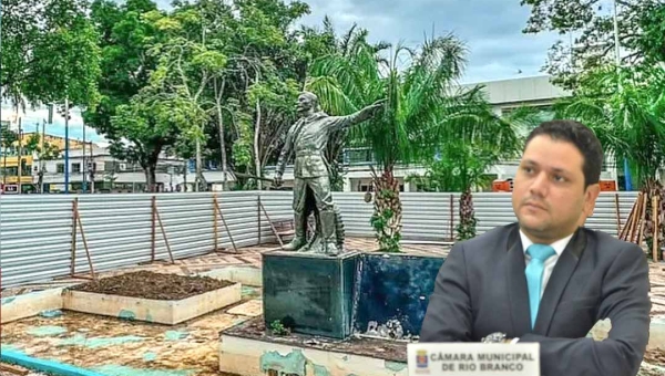 “Vai ter praça nova sim”, dispara líder de Bocalom na Câmara sobre críticas à reforma da Praça da Revolução