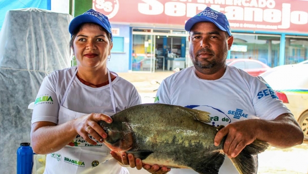 Prefeitura de Brasileia realiza a abertura de VI Feira do Peixe no Alto Acre