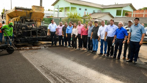 Prefeitos do Acre aprovam nova tecnologia de asfalto utilizada em Cruzeiro por Ilderlei Cordeiro