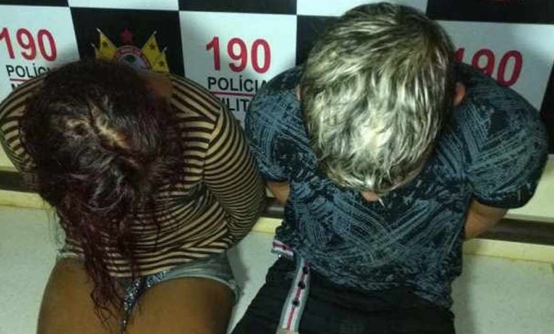 Policiais do 1º Batalhão retiram de circulação casal assaltante e moto roubada  é recuperada 