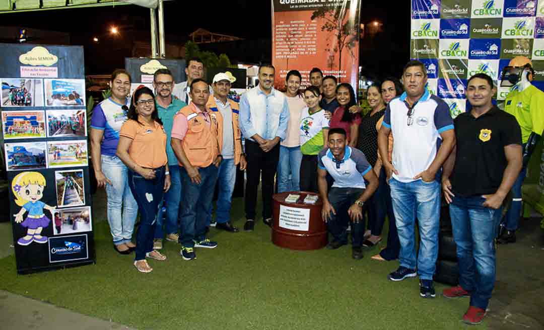 Prefeitura de Cruzeiro do Sul promove educação ambiental durante o Novenário