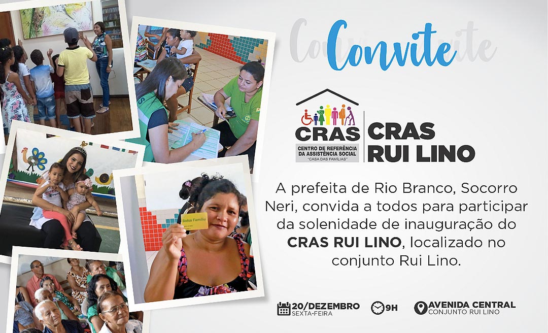 Prefeitura entrega novo prédio do CRAS para fortalecer atendimento no Rui Lino