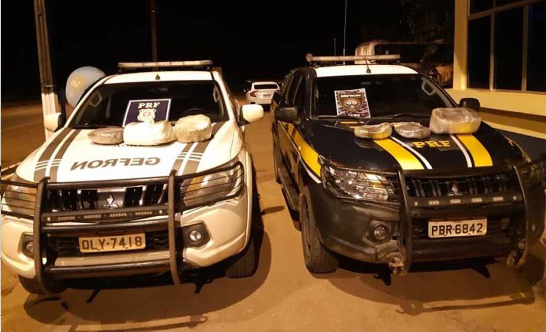 Tia e sobrinha são presas pela PRF com 11 quilos de droga no Acre