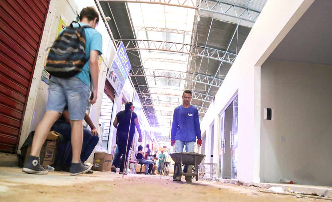 Prefeitura de Rio Branco acelera revitalização do Mercado Municipal Aziz Abucater