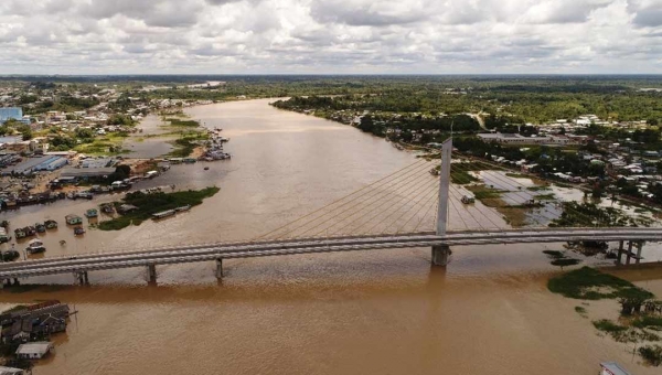 Nível dos rios deve subir bastante no Acre no fim de semana, prevê Friale