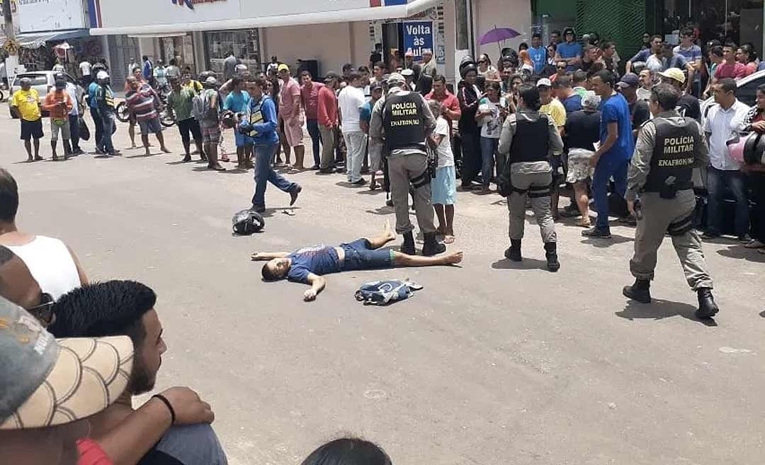 Bandidos são mortos pela polícia em tentativa de assalto a loja em Cruzeiro do Sul