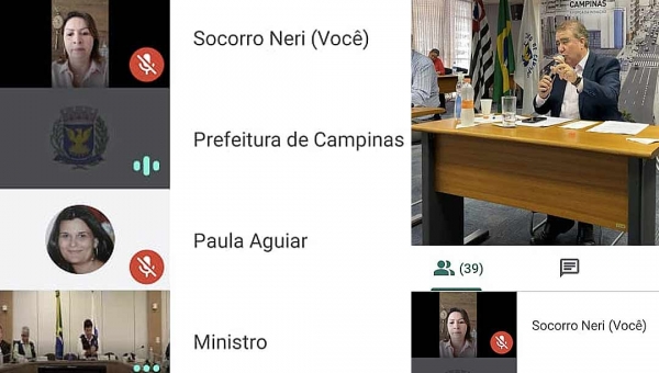 Socorro Neri participa de telereunião de prefeitos com ministro Mandetta e presidente Bolsonaro