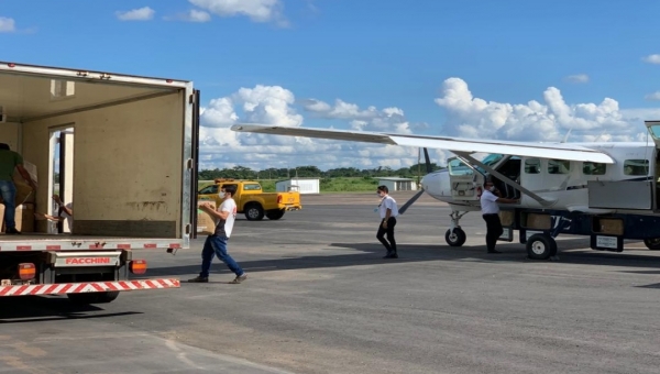 Acre recebe 170 mil máscaras de proteção para  trabalhadores em atividade no combate ao coronavírus