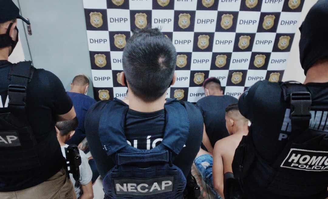 Policia Civil cumpre mandados no domingo, prende seis e soluciona dois homicídios em Rio Branco