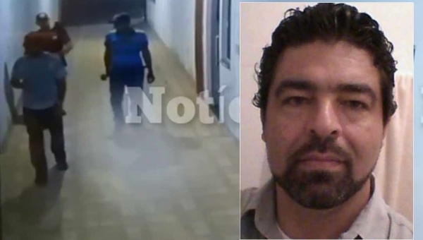 Suspeitos de matar professor aparecem em vídeo com malas cheias após saírem de apartamento