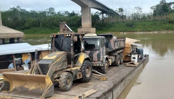 Governo do Estado e Exército iniciam reconstrução da pista do aeroporto de Santa Rosa do Purus