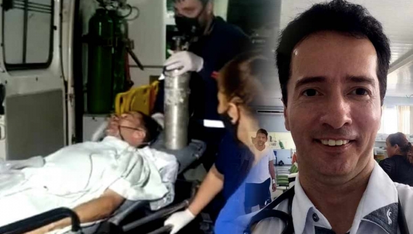 Médico ferido em ramal segue em estado grave e quadro clínico inspira cuidados