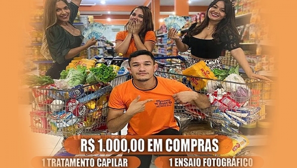 Mercantil Ivan em Tarauacá vai sortear dois vale-compras de 500 reais 