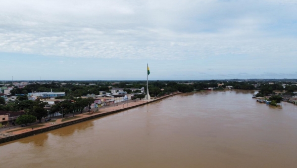 Nível do rio Acre em Rio Branco continua baixando, informa Defesa Civil
