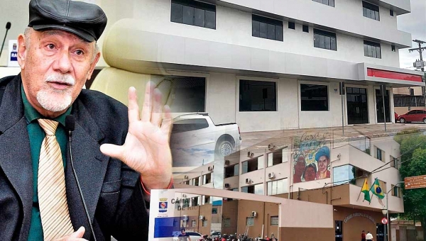 Funcionando em um prédio, Câmara de Rio Branco paga alugueis de dois imóveis por R$ 87, 5 mil