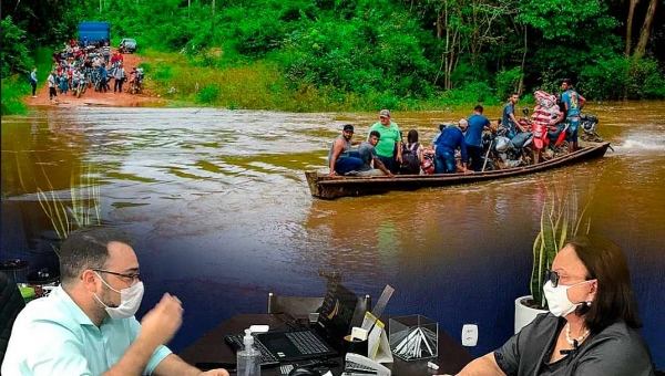 Vanda Milani anuncia parceria para construção ainda este ano da ponte sobre o Riozinho do Andirá