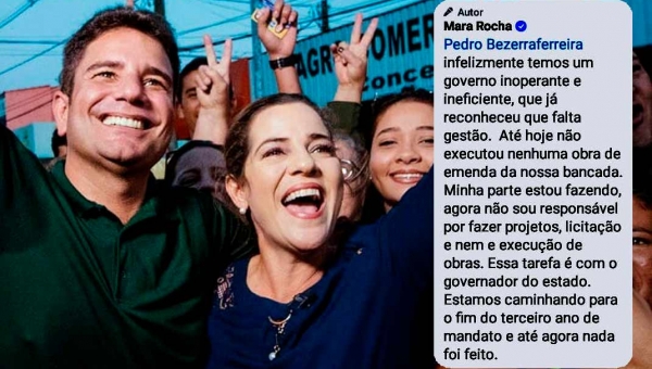Mara Rocha volta a alfinetar Gladson e chama governo de “inoperante e ineficiente”