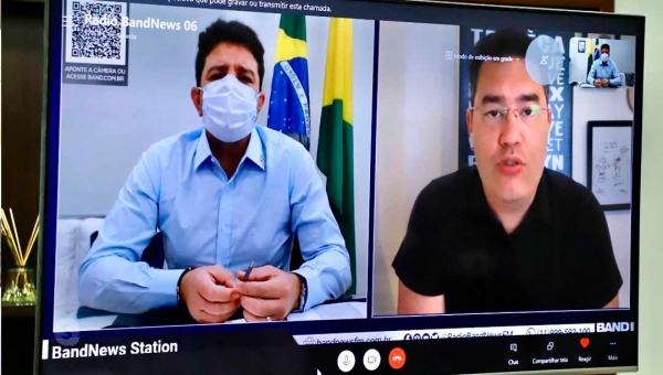 Em entrevista à Band News, Gladson ressalta a delicada situação psicológica das pessoas diante da pandemia