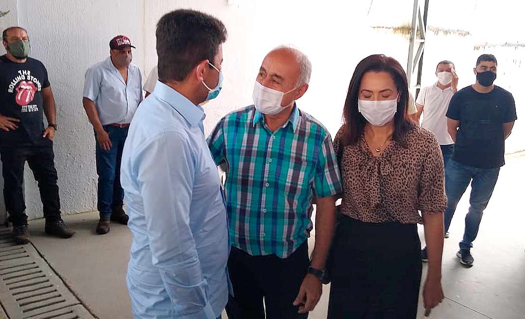 Com Bocalom presente, PP recebe Gladson Cameli, que será pré-candidato à reeleição pelo partido