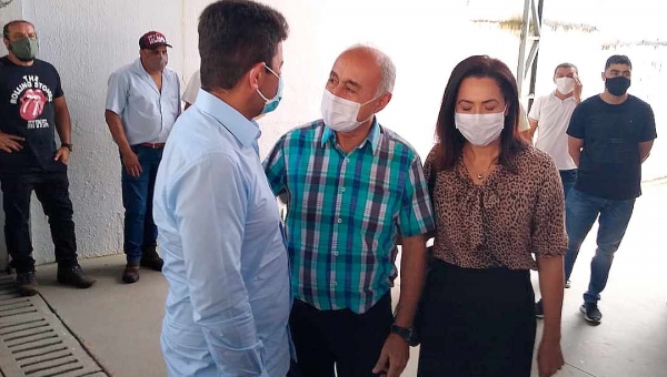 Com Bocalom presente, PP recebe Gladson Cameli, que será pré-candidato à reeleição pelo partido