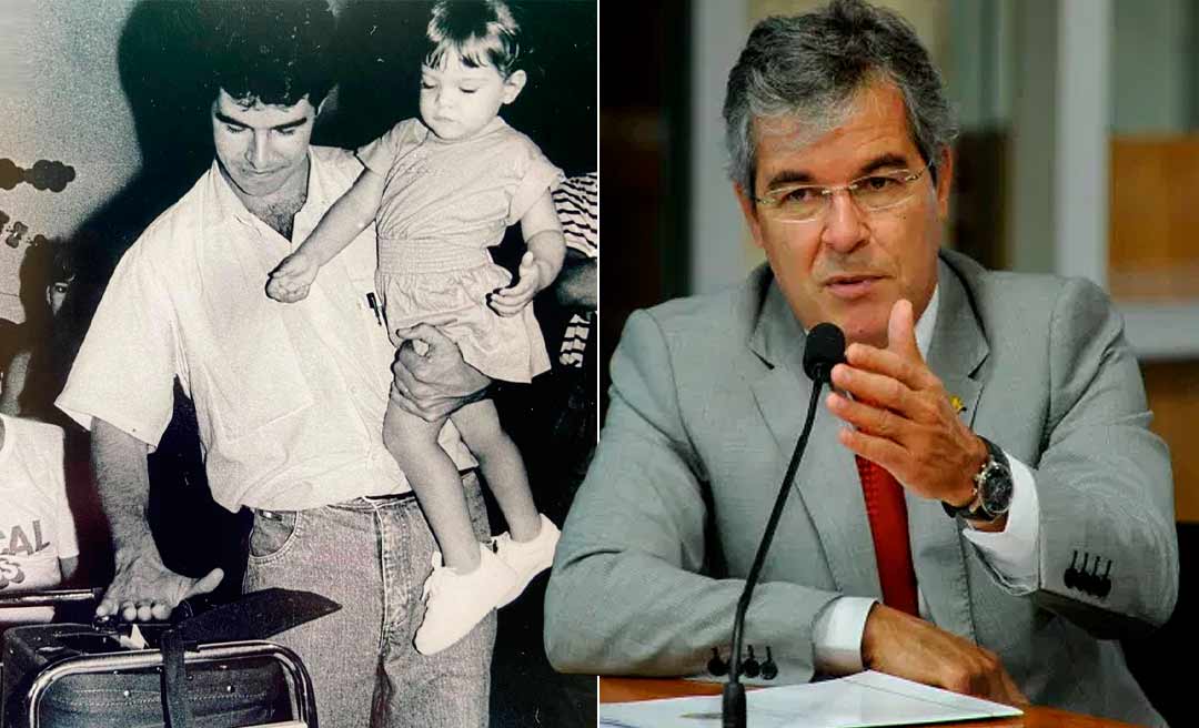 Jorge Viana posta foto com a filha e deixa claro que está no páreo na disputa pelo governo em 2022