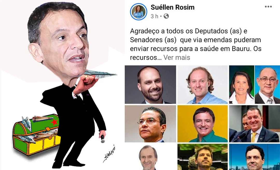 Márcio Bittar envia R$ 300 mil para prefeitura de Bauru, em São Paulo