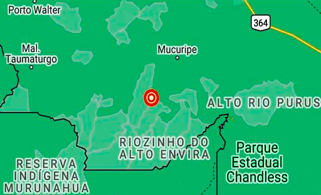 Tremor de terra é registrado no Acre na manhã deste domingo