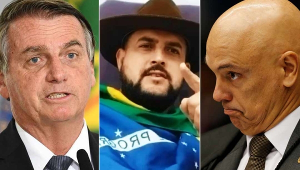 Bolsonaro ataca Moraes e diz que prisão de Zé Trovão é uma 'violência'