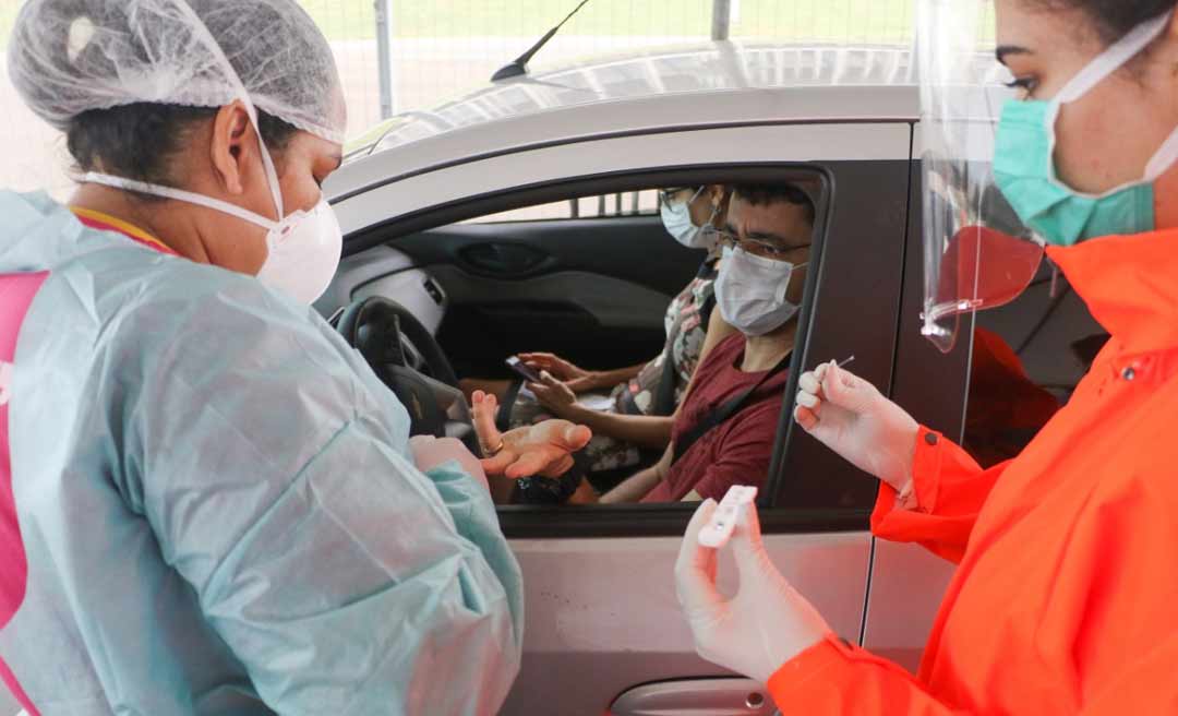 Drive-Thru do Arena da Floresta testou 5,2 mil pessoas em cinco dias