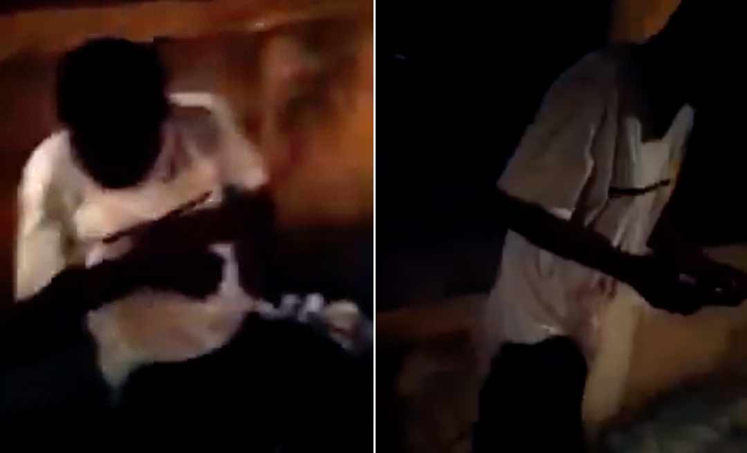 17 dias antes de morrer, Nego Bau teve o dedo decepado com facão por homem que se dizia vítima de tentativa de furto, mostra vídeo