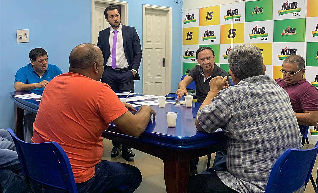 Cabeças brancas do MDB promovem “arranca-rabo” para debater pré-candidatura de Jarude ao governo