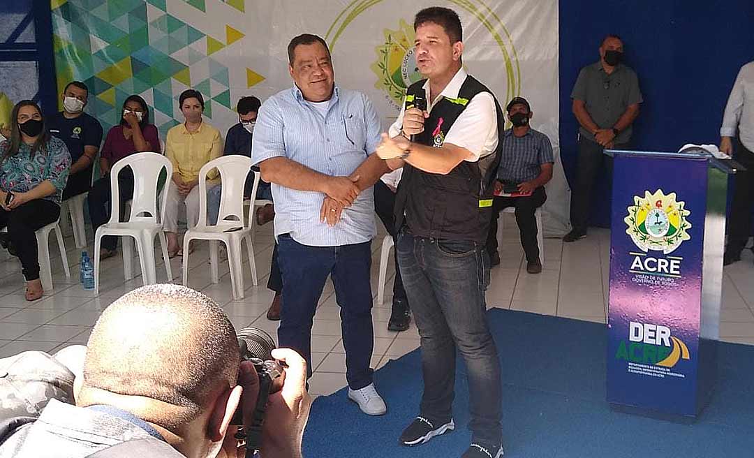 Agora aliado de Cameli, Mazinho Serafim diz estar ansioso para receber o governador nesta quinta em Sena Madureira para solenidade