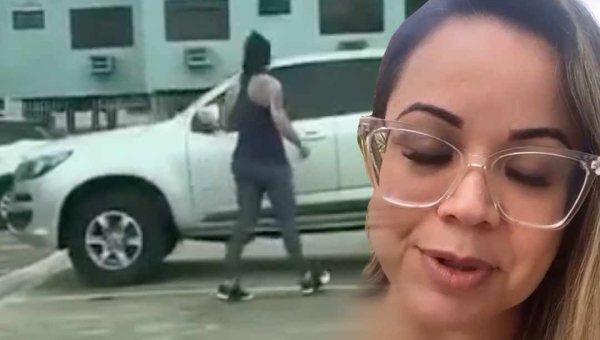 Namorada de Michelle Melo vai à academia em carro oficial da Câmara Municipal; vereadora não vê problema