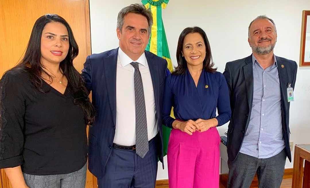 Senadora Mailza solicita ao ministro Ciro Nogueira recursos para perfuração de poços em Rio Branco