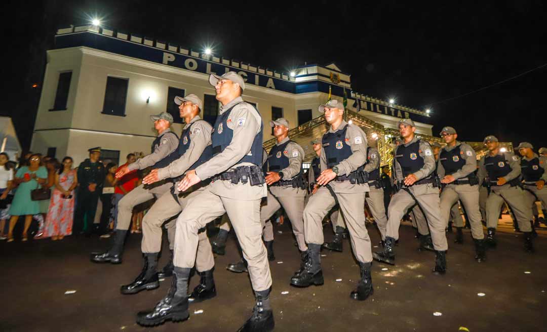 Polícia Militar do Acre comemora 106 anos de fundação com mais 190 novos policiais nas ruas