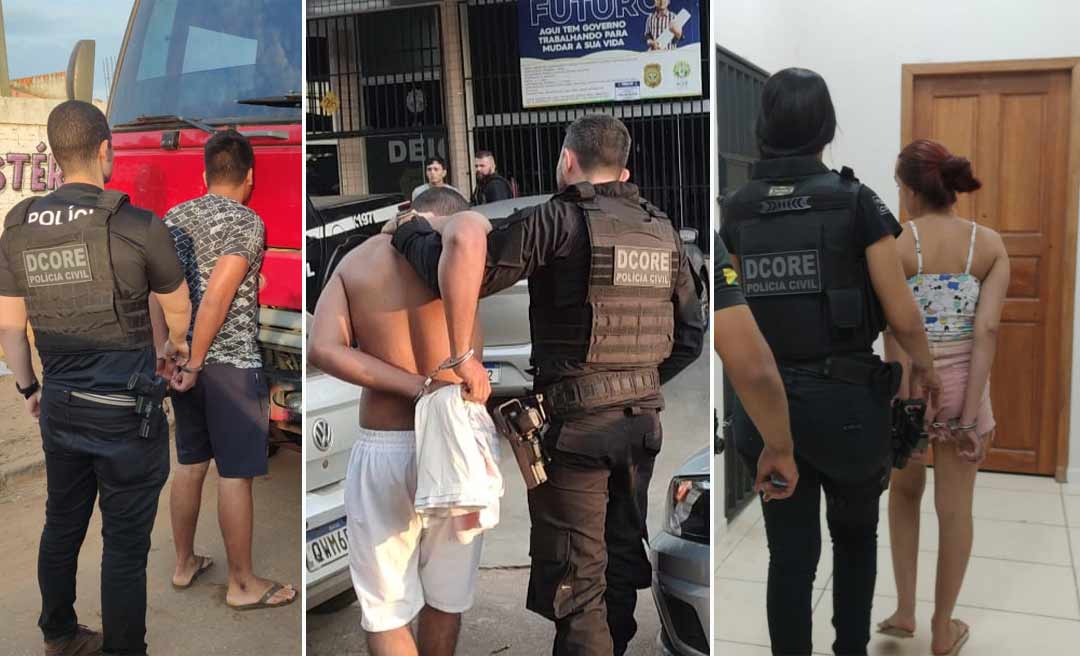 Policia Civil prende quadrilha envolvida em ataques a motoristas de aplicativos em Rio Branco