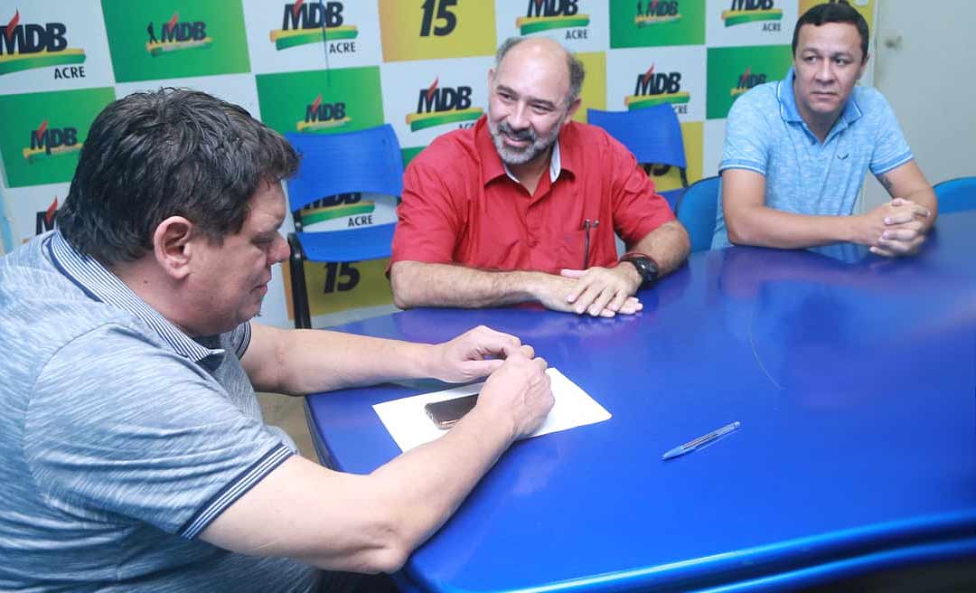 Presidentes do Cidadania no Acre e em Rio Branco são recebidos por Flaviano, que diz sobre aliança: “os dois partidos querem”