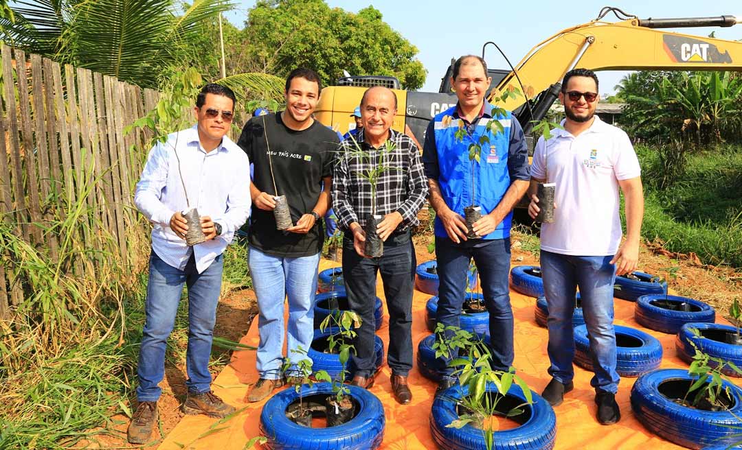 Bocalom lança programa de infraestrutura “Acelera Rio Branco” e ações iniciam com limpeza e desobstrução de córregos