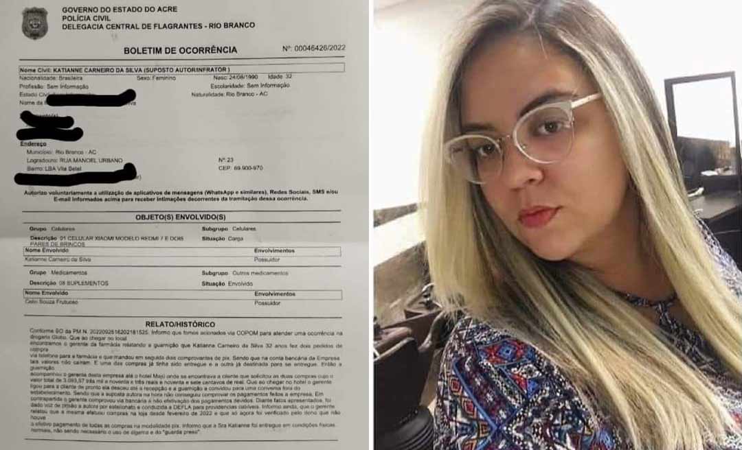 Mulher é presa em Rio Branco por aplicar golpe do PIX, mas é liberada após audiência de custódia