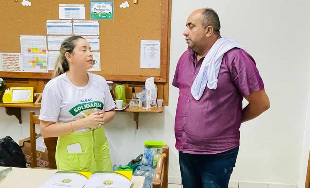 Deputado Clodoaldo Rodrigues visita abrigos e conversa com vítimas da enchente do Rio Acre