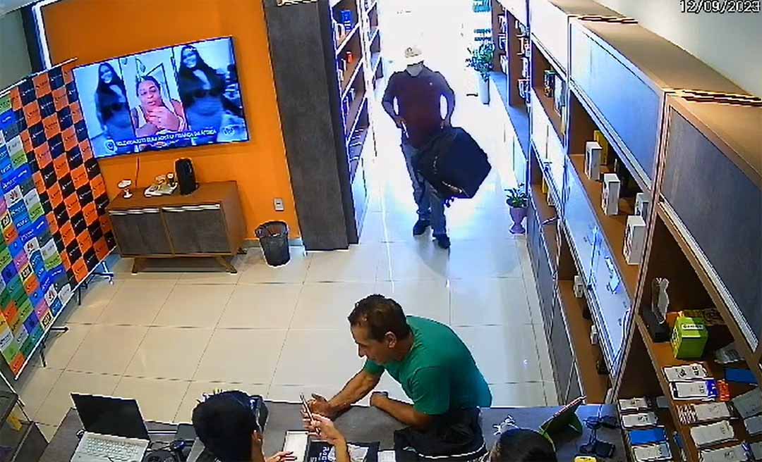 ‘Cowboy mascarado’ e ‘estudante do crime’ tocam o terror em loja de celular no Bosque