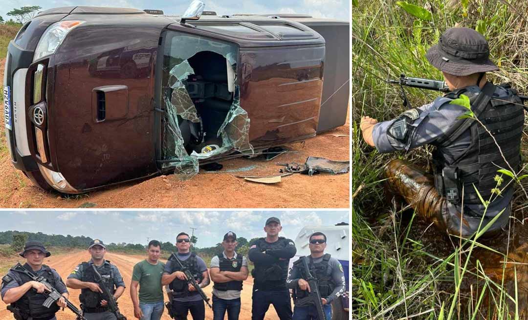 Assalto em Boca do Acre: um dos assaltantes é morto e três continuam foragidos