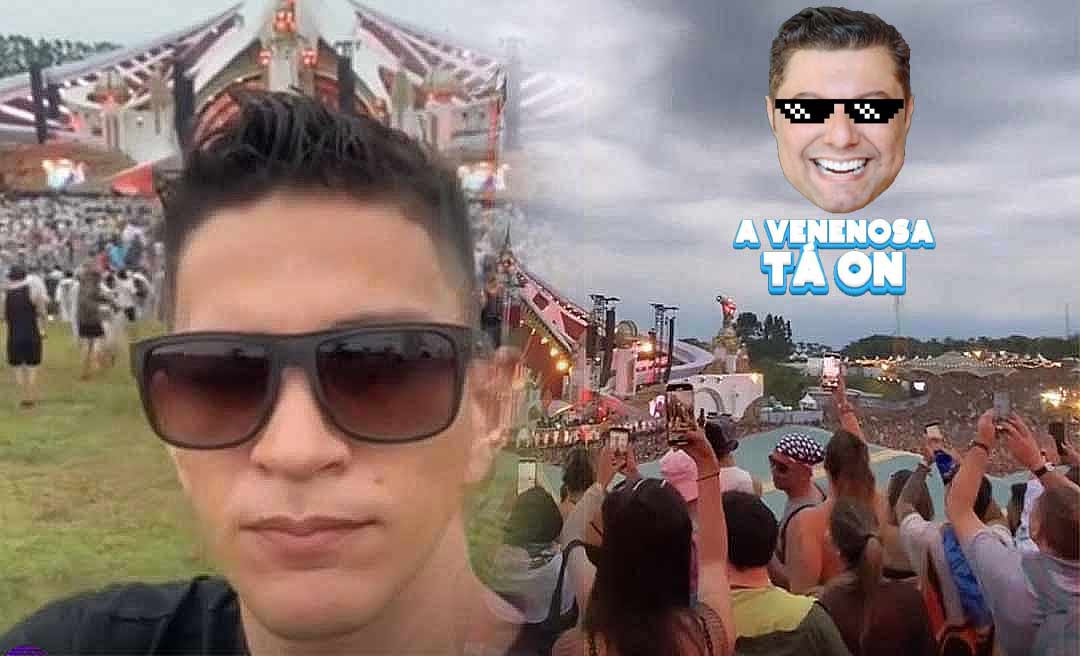 Congestionamento e muita chuva, relata o acreano DJ Alemão, no primeiro dia do Tomorrowland Brasil