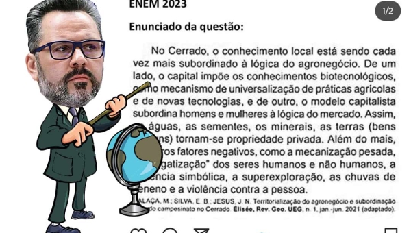 Alan Rick quer anulação de questões do Enem de “cunho ideológico” que citam agronegócio