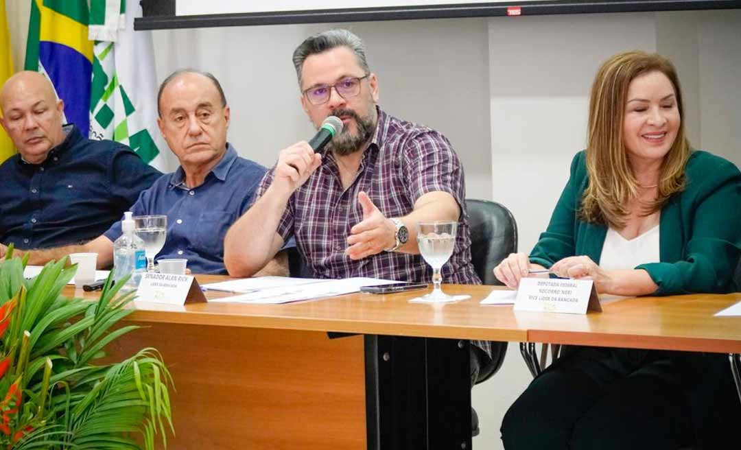 Sob liderança do senador Alan Rick, Bancada Federal recebe projetos dos prefeitos acreanos para 2024 