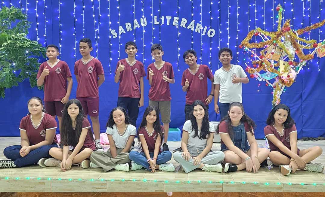 Escola Modelo do Quinari realiza sarau literário, com espaço para leitura e declamação de poesias