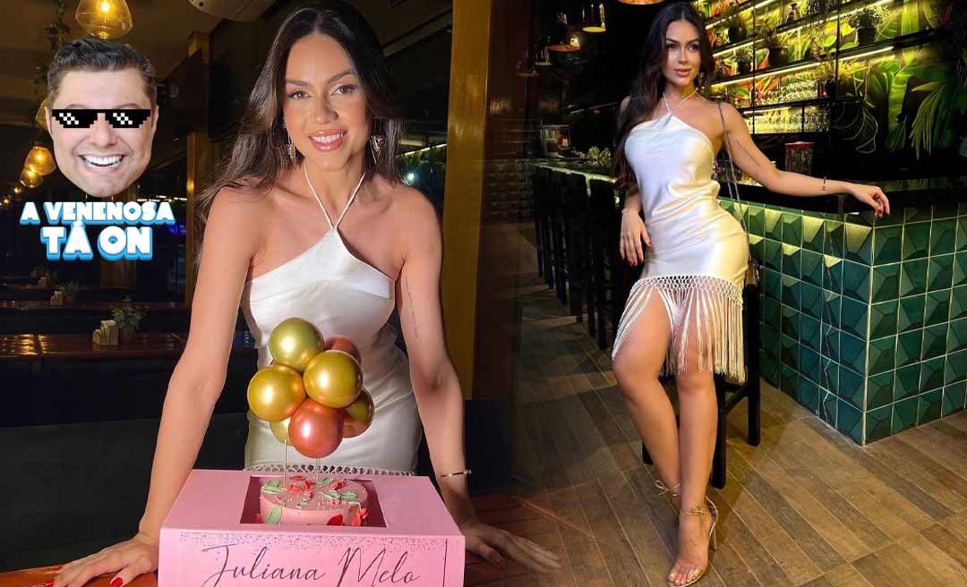 Miss Acre Juliana Melo troca de idade e faz aniversário intimista para poucos no Paradiso Golden