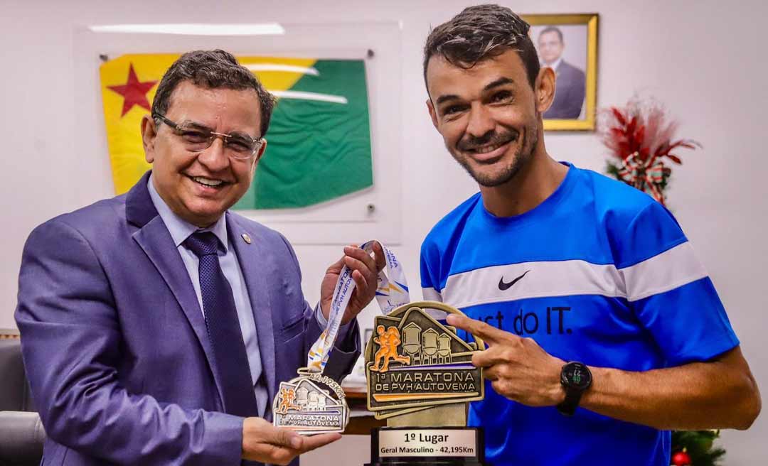 Funcionário da Aleac vence 10ª Maratona de Porto Velho e agradece apoio do Legislativo