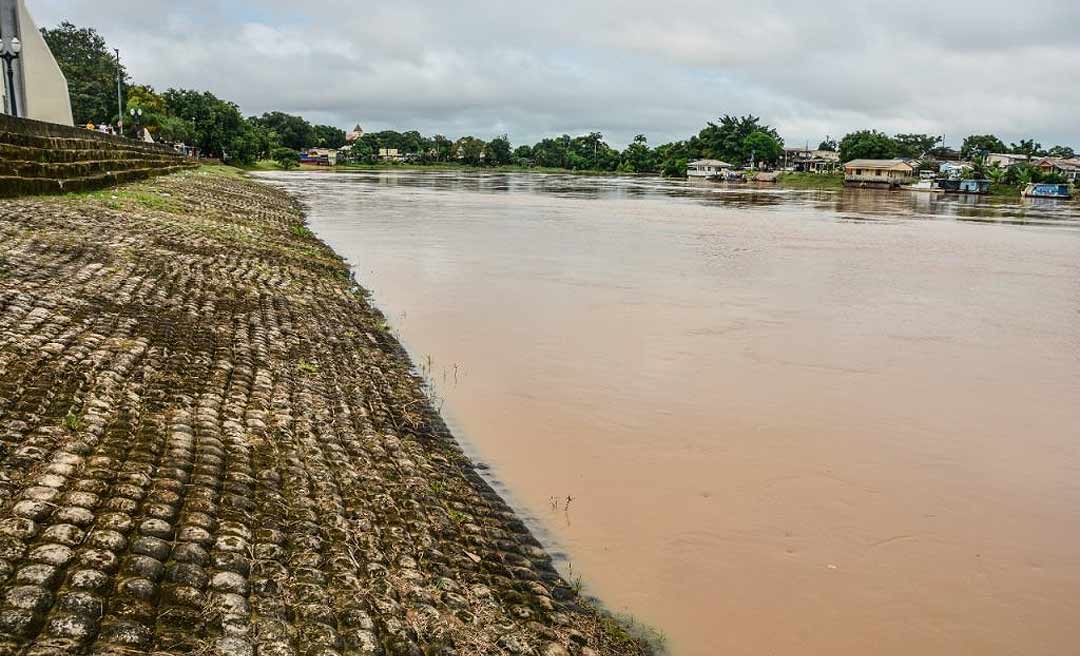 Rio Acre segue apresentando sinais de vazante e registra 11,30 nesta quarta-feira