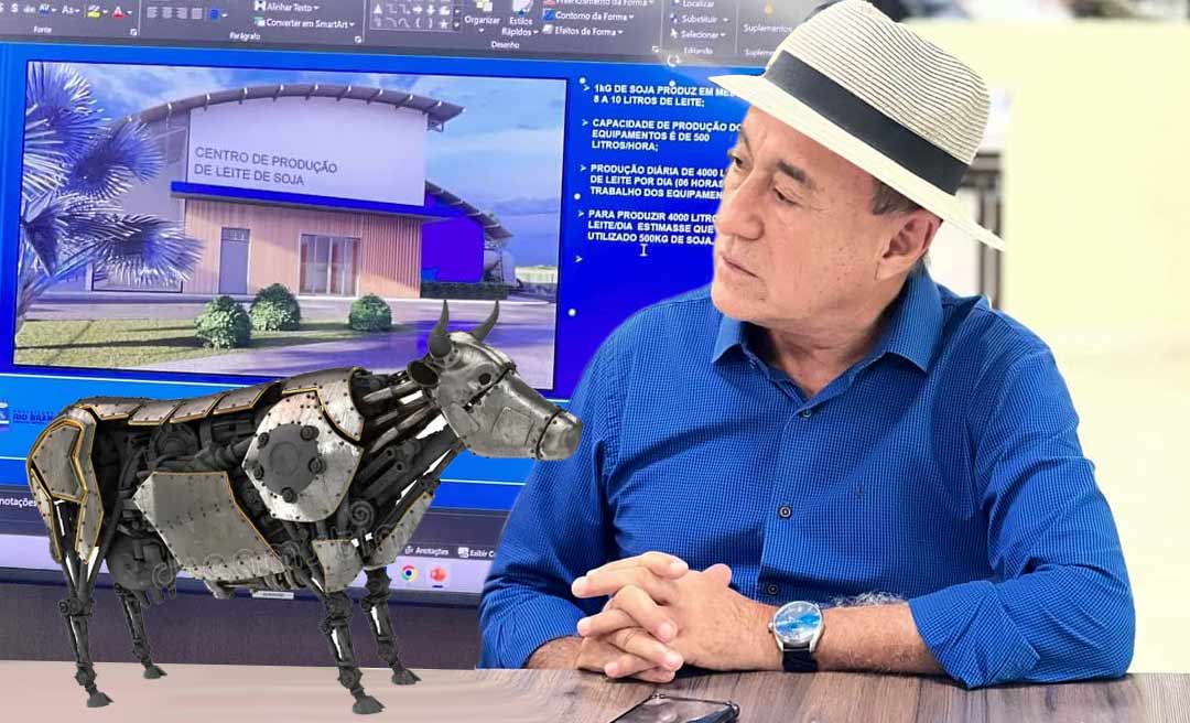 Bocalom resgata a vaca do brejo e anuncia indústria de leite de soja: “Vai ter vaca mecânica sim!”